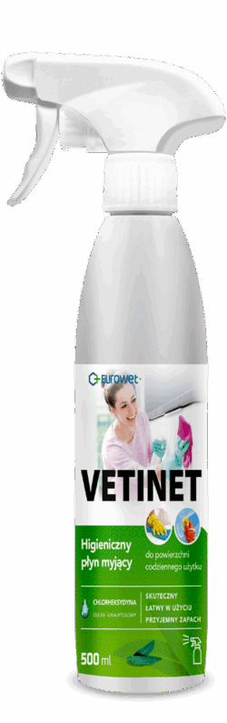 VETINET higieniczny spray myjący 500ml - eukaliptusowy