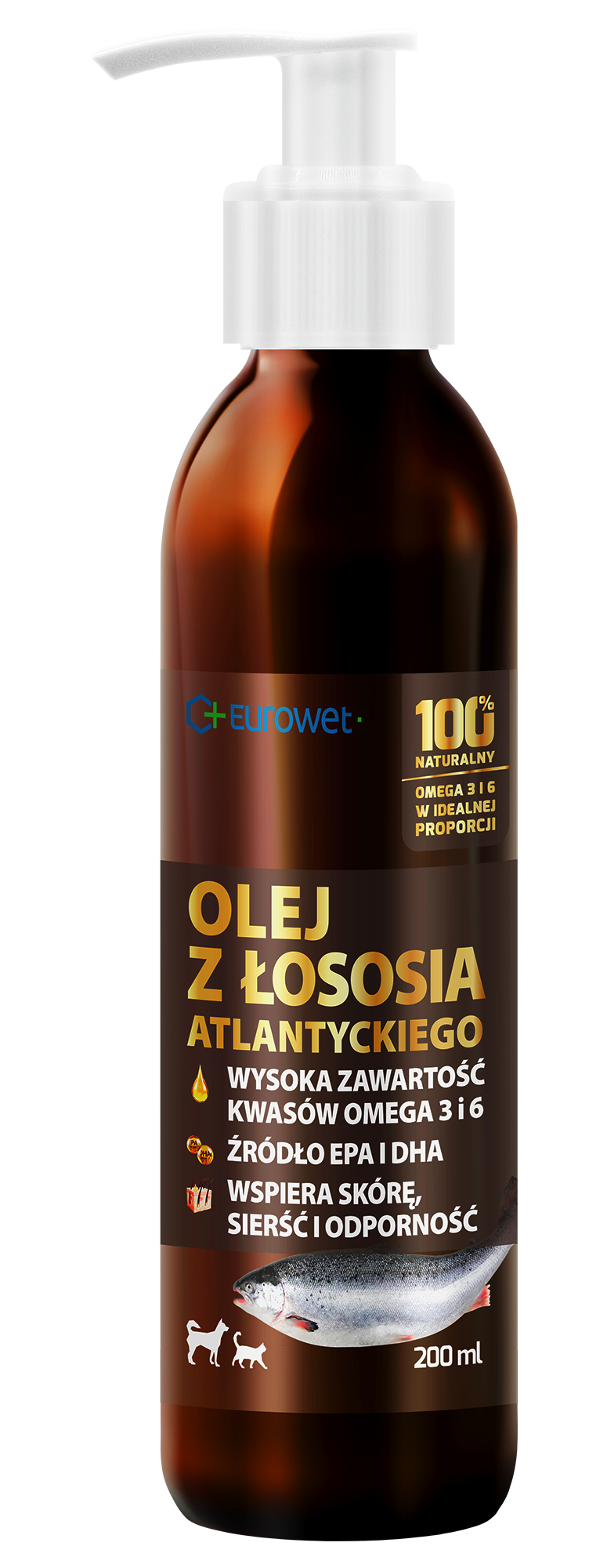 OLEJ Z ŁOSOSIA 200 ml 2 OLEJ Z ŁOSOSIA 200 ml