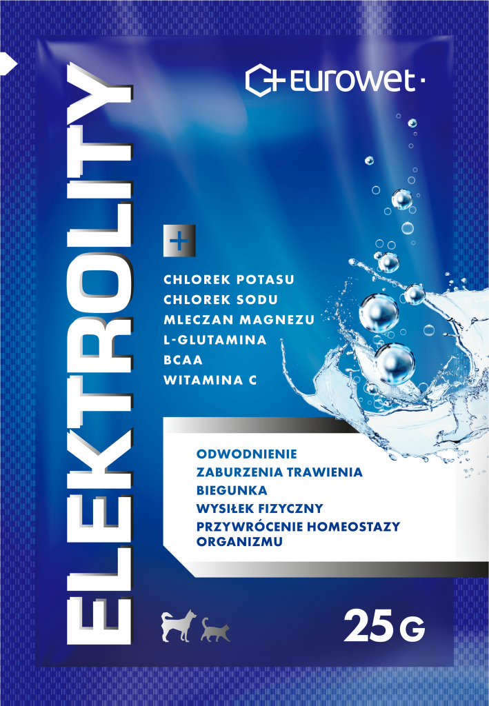 ELEKTROLITY pies, kot 10x25g - EUROWET
