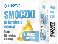 Smoczki do karmienia psów (2 sztuki)