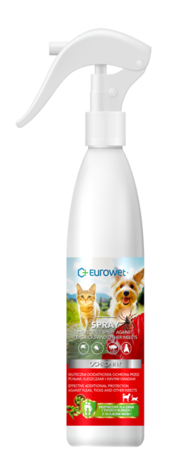 SPRAY WSPOMAGAJĄCY OCHRONĘ PRZECIW PCHŁOM I KLESZCZOM 200ml