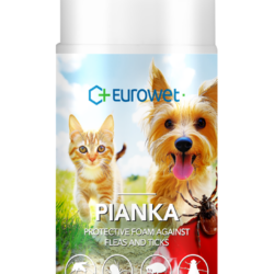 PIANKA WSPOMAGAJĄCA OCHRONĘ PRZECIW PCHŁOM I KLESZCZOM DLA PSÓW I KOTÓW 150ml