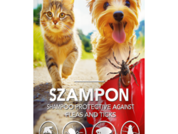 SZAMPON WSPOMAGAJĄCY OCHRONĘ PRZECIW PCHŁOM I KLESZCZOM 200ml