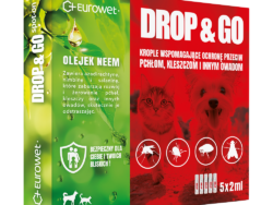 DROP&GO krople przeciw pchłom, kleszczom i innym owadom