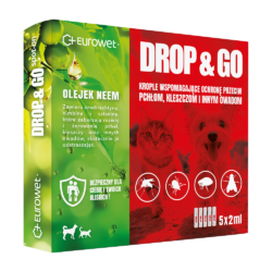 DROP&GO krople przeciw pchłom, kleszczom i innym owadom