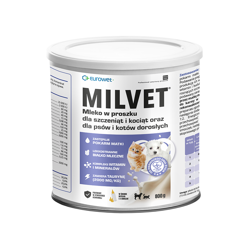 Milvet 800g 1