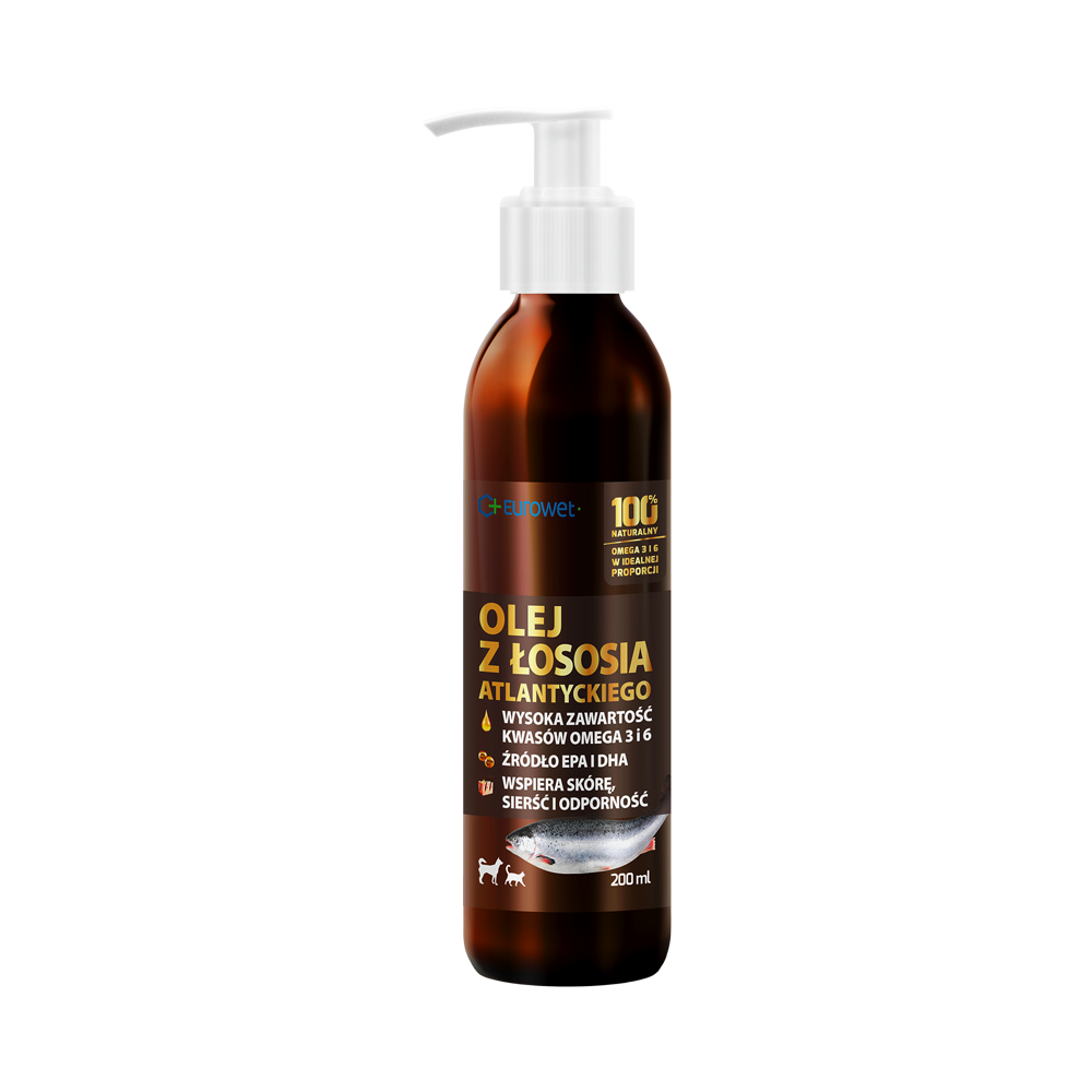 Olej z lososia 200ml 1